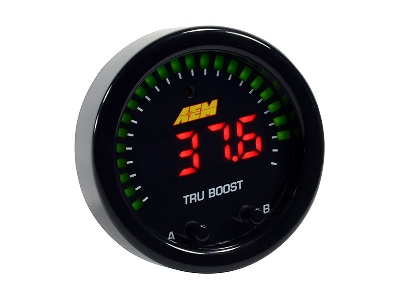 AEM X-Series Tru-Boost Electronic Boost Controller Gauge -29 to 80 psi 30-0352