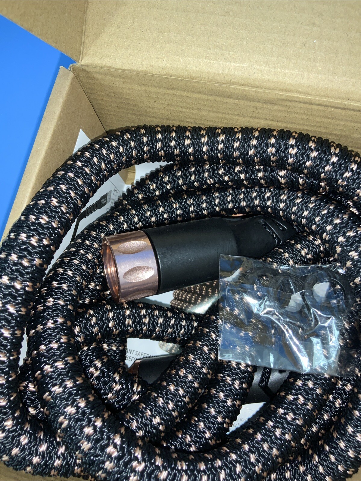 Pocket Hose Copper Bullet With Thumb Spray Nozzle Expanding 25 Ft.