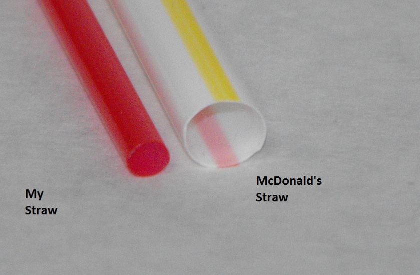 500 piece 8" RED SLIM DRINKING STRAWS Plastic Sipping Stirrer FREE SHIPPING