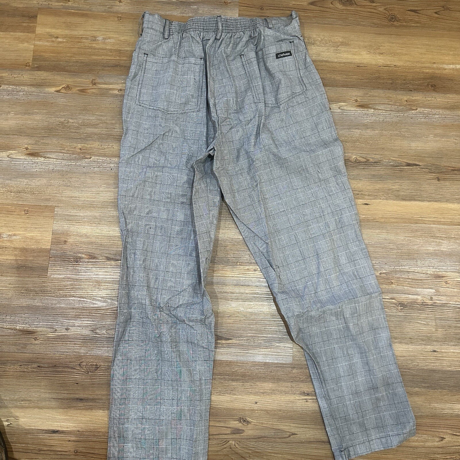 Chefware 100% Cotton Classic Fit Check Pants Size XL