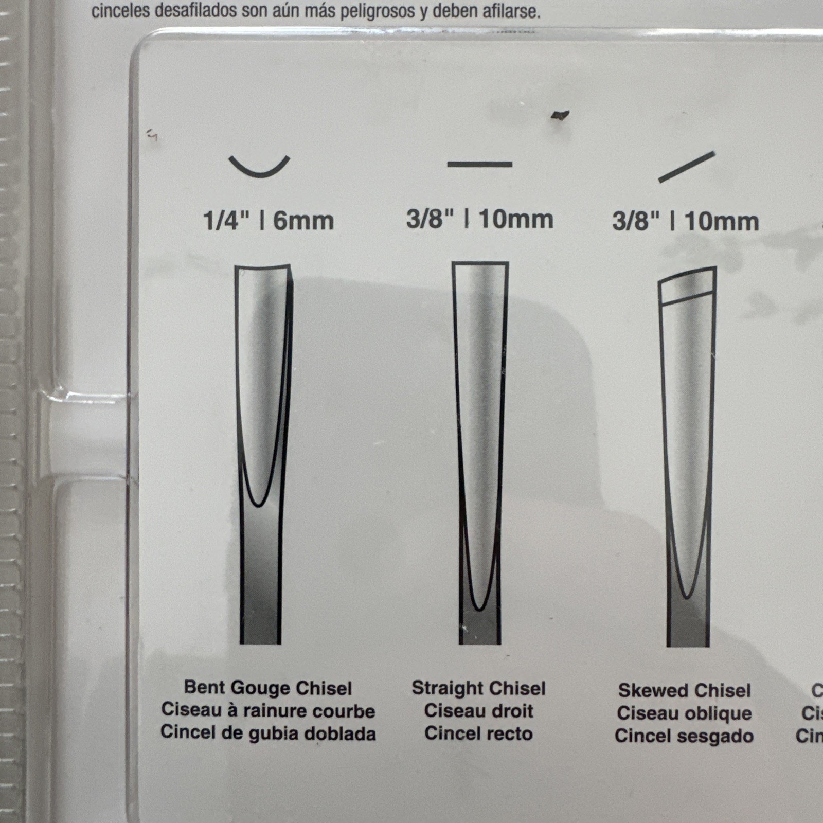 Jorgensen Wood Carving Tools 6 Pc Basic Wood Carving Set Acetate Handle - New