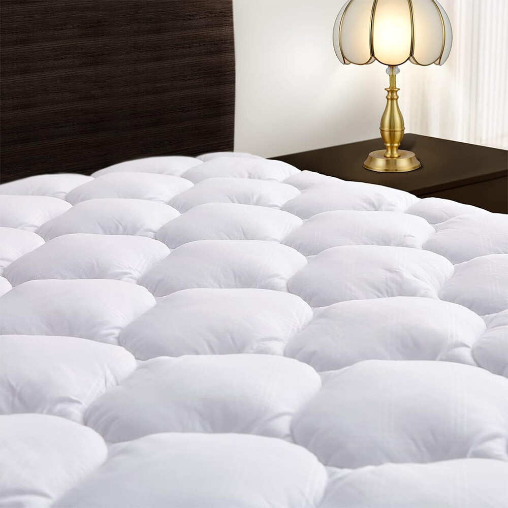Mattress Pad Cover Soft Mattress Protector Cover with 8-21" Deep Pocket All Size