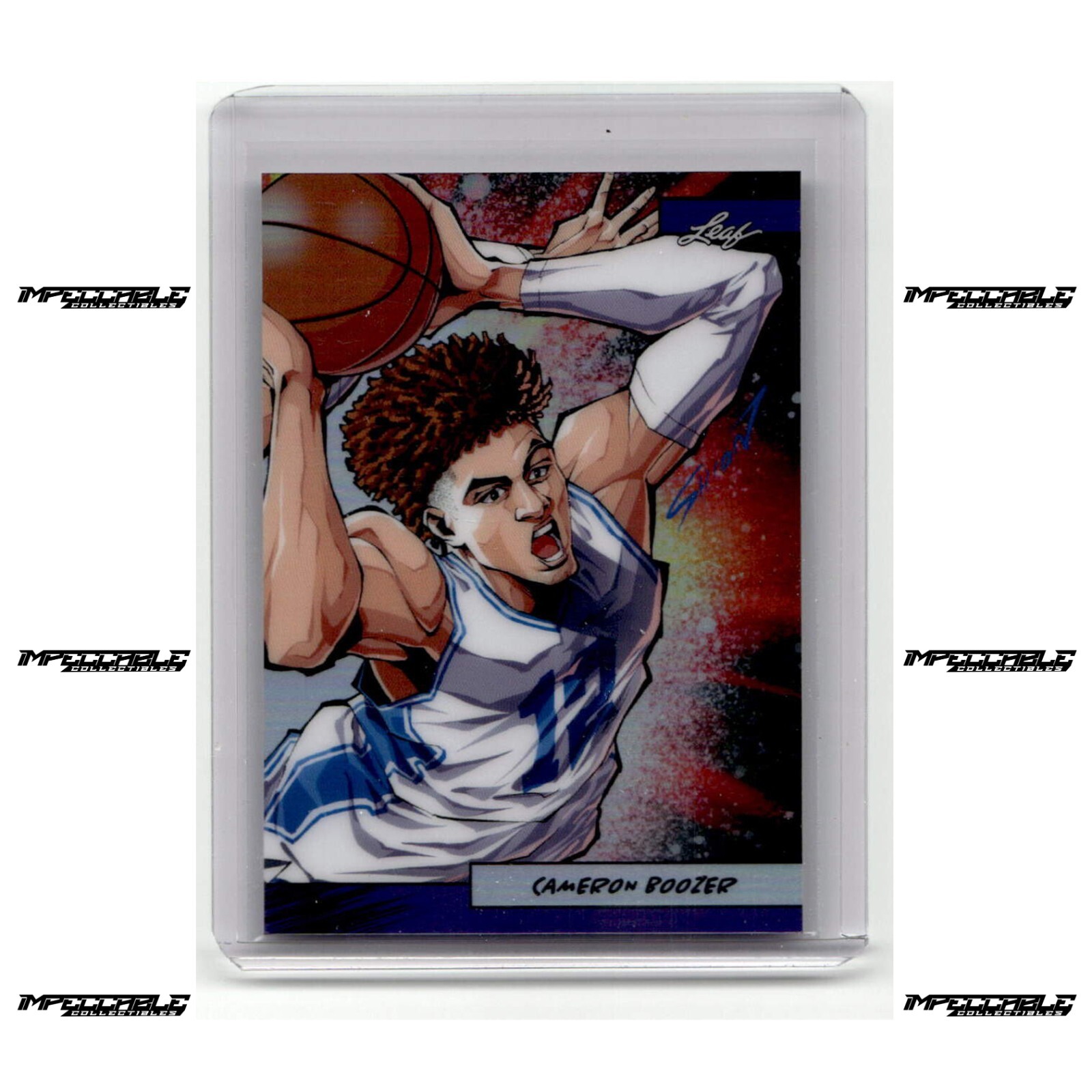 2025 Leaf Anime - Purple #AN2B-50 Cameron Cayden Boozer Twins Rookie SP /49