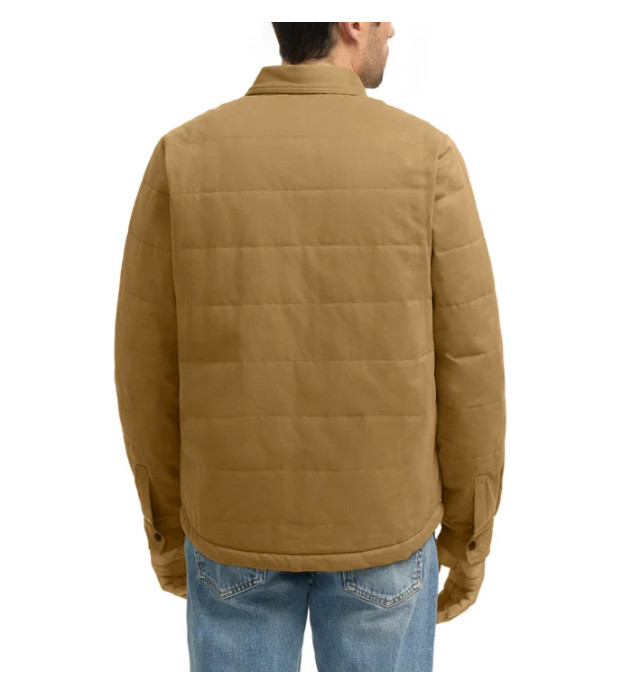 Hurley Men's Quilted Shirt Jacket Tan Size L
