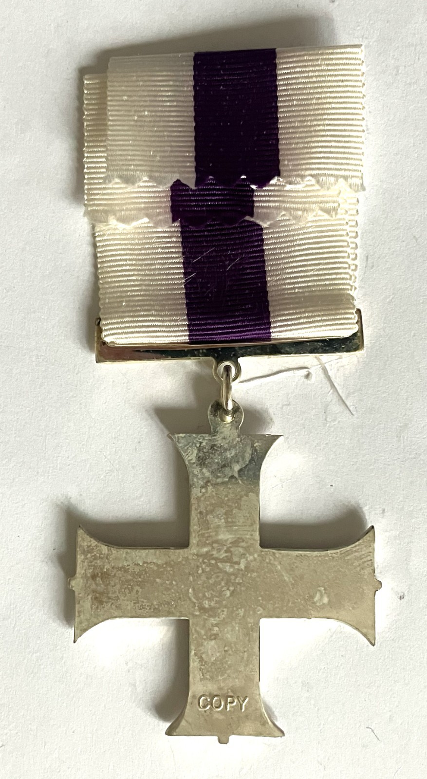 British Army WWI type Military Cross bravery medal copy