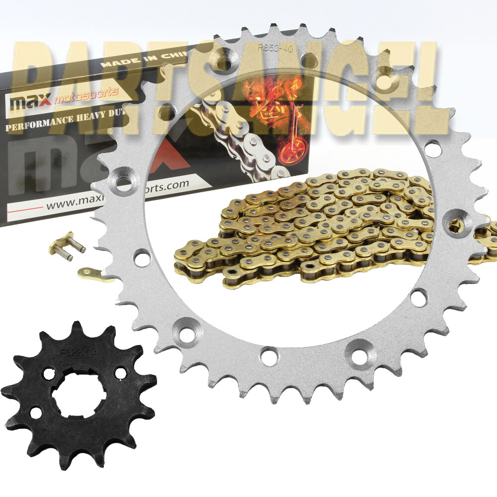Gold Chain Sprocket Kit for 1989-2004 1990 1991 1992 Yamaha YFM 350 X Warrior