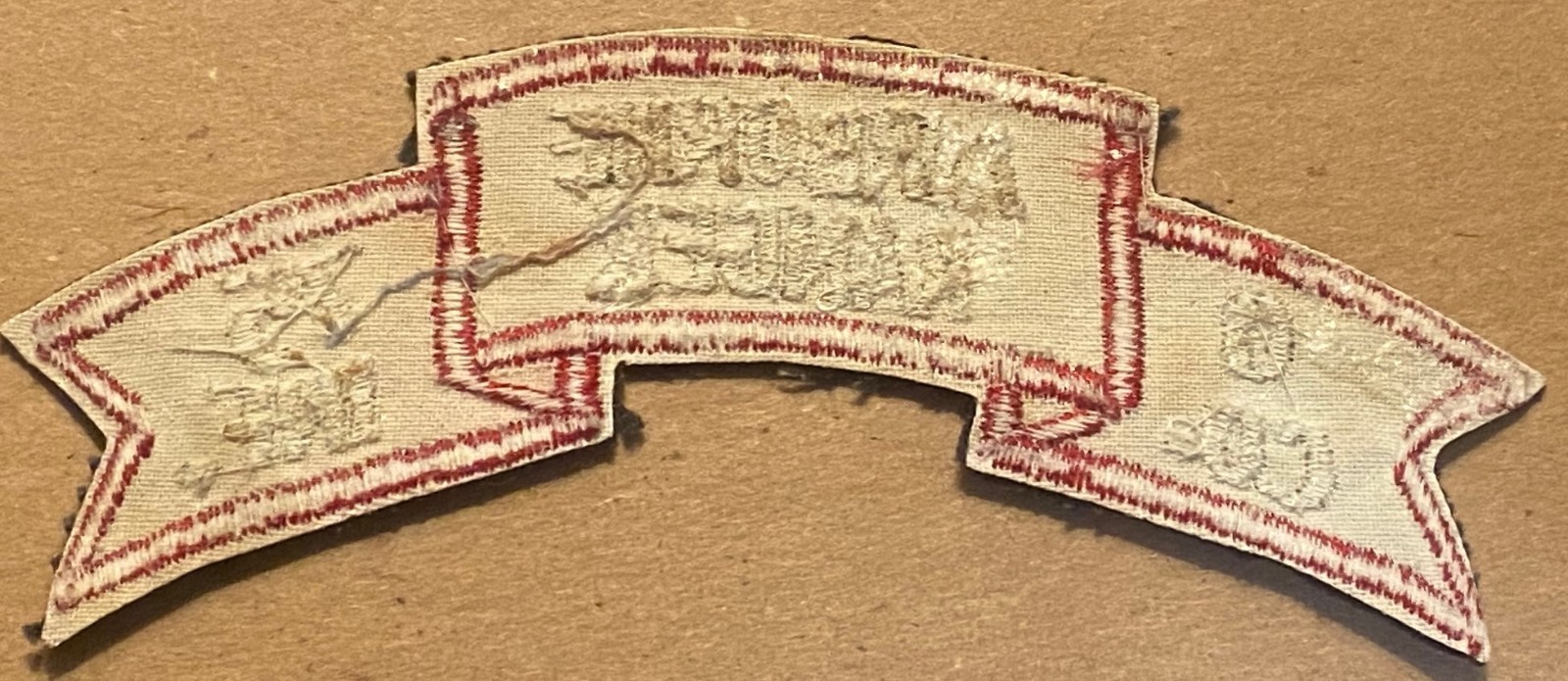 Vietnam War Ranger Scroll for O Co. 75th Rangers, It Glows