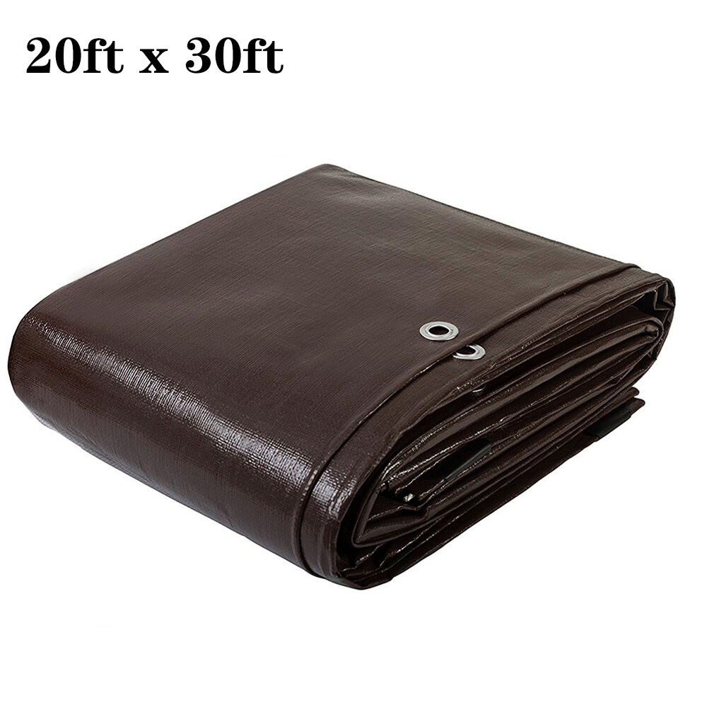 16 Mil Heavy Duty Tarpaulin Waterproof Tarp Poly Canopy Tarp Tent Shelter Cover