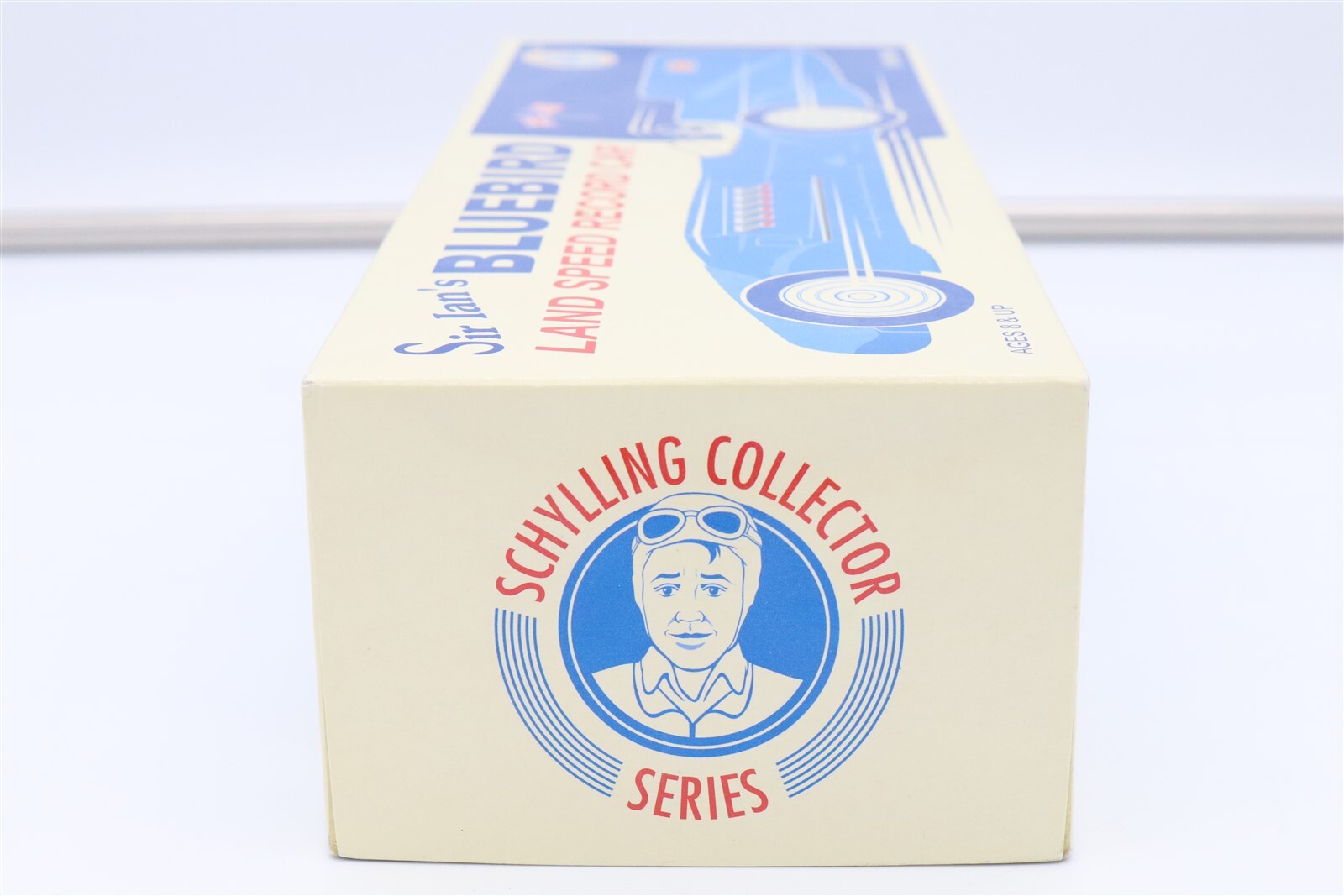 SCHYLLING COLLECTOR SERIES SIR IANS BLUEBIRD LAND SPEED RECORD TIN WIND UP CAR
