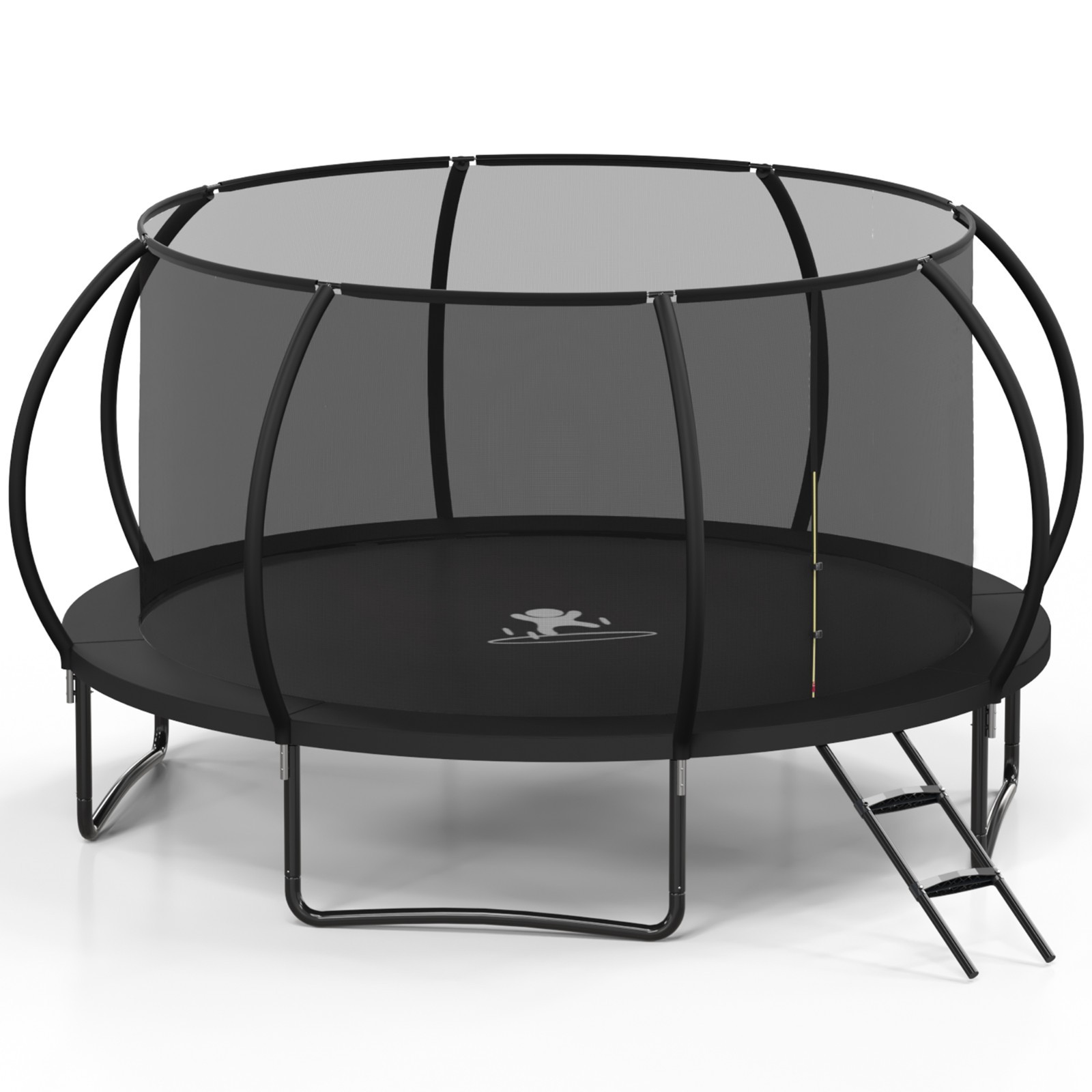 14FT 450LBS Trampoline Outdoor Trampoline for kids and Adults w/Enclosure net