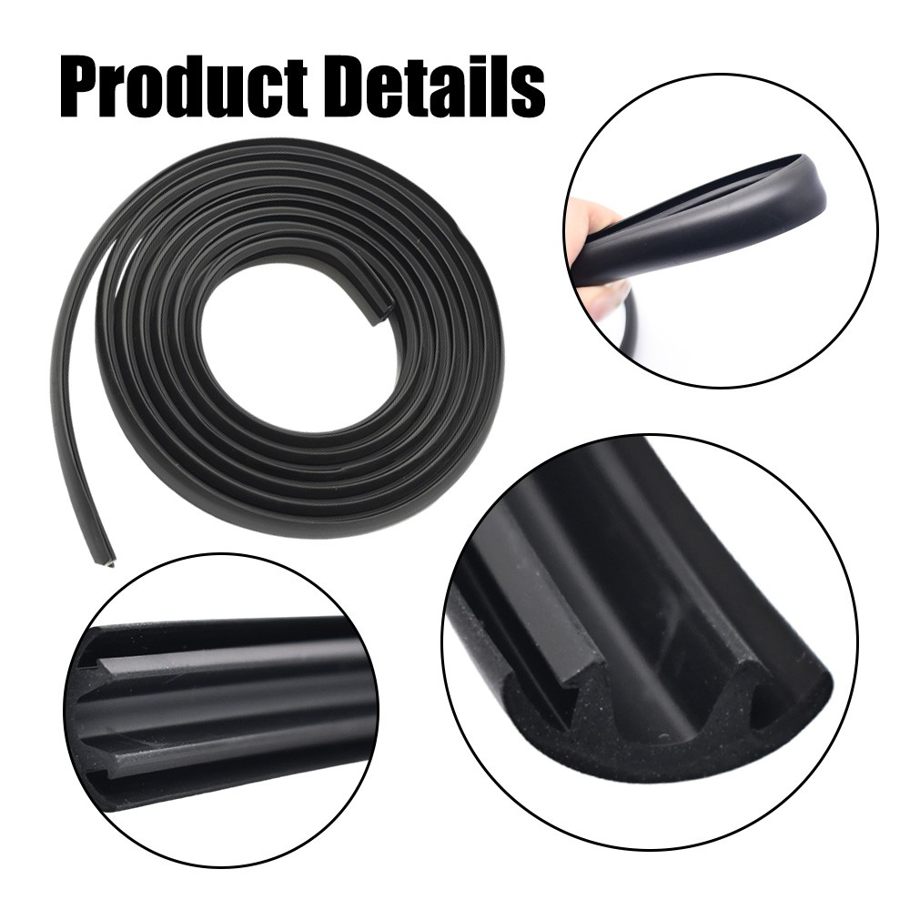1 SET FOR HONDA BLACK ROOF TOP CROSSBAR TRIM DRIP MOLDINGS COVERS SEALING STRIP