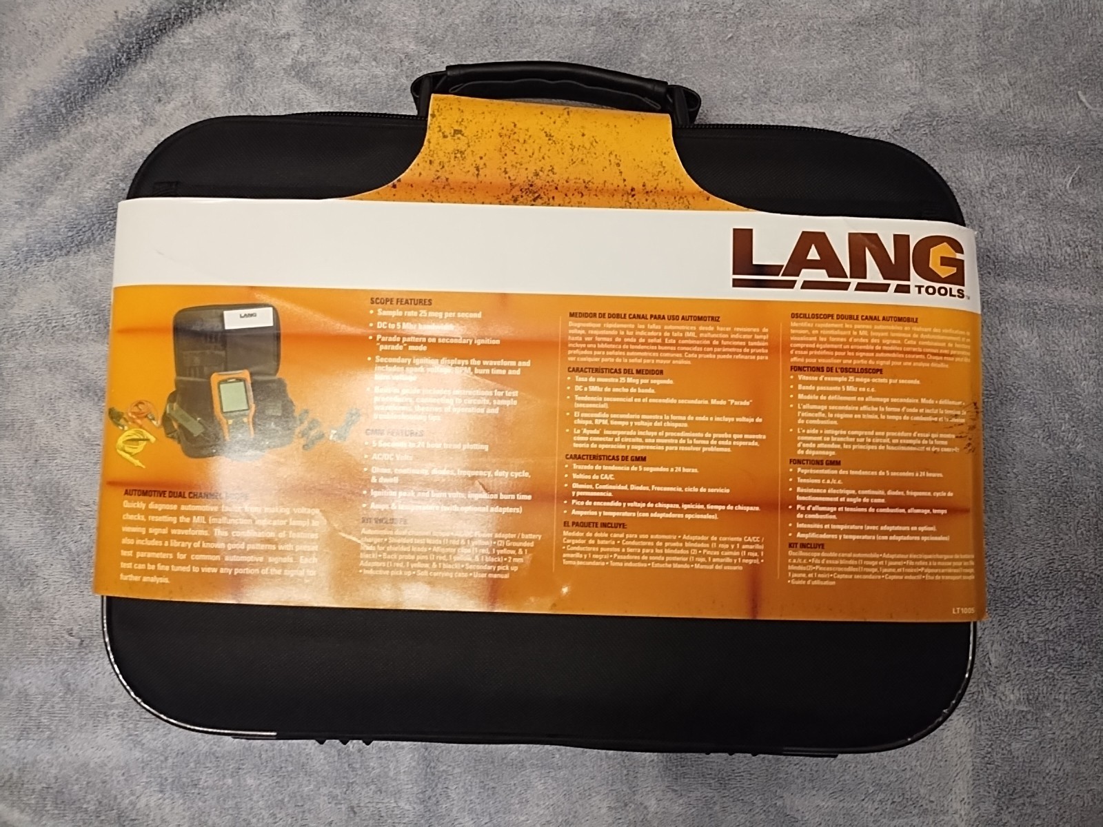 Lang Tools Automotive Dual Channel Scope / Digital Multi Meter 13805