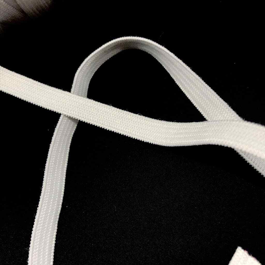 Premium Elastic Bands for Sewing 5/16″ Width (8mm) White and Black 220YD By ROLL