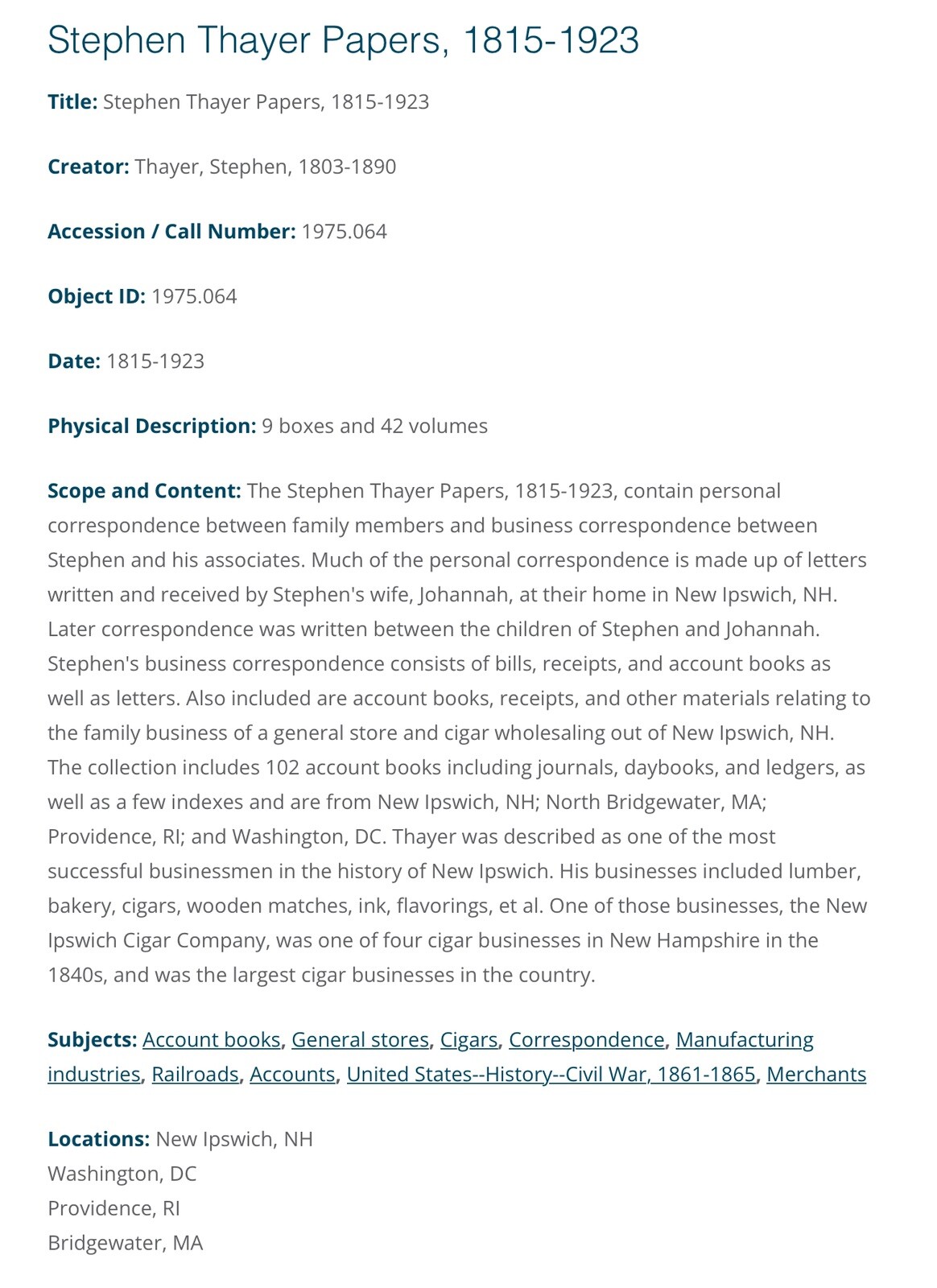 1885 Handwritten Letter L Brown Family History Waterville ME Maine