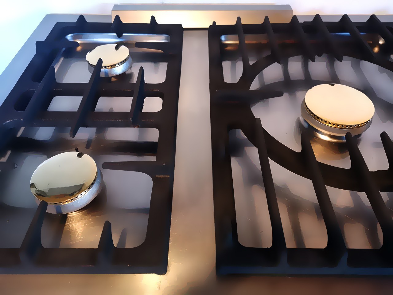 Lacanche Sully Range 55 5/16” in Blue & Brass 140cm