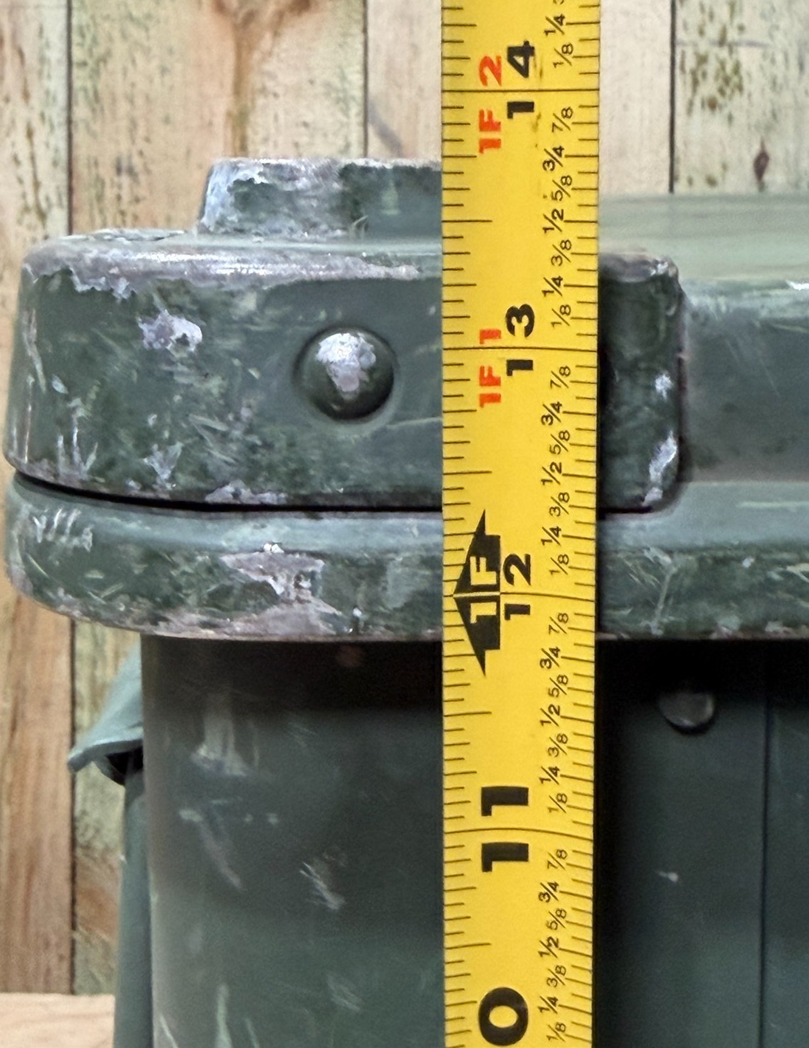 Zarges Metal K470 25.5x18.5x13.75" Military Surplus Storage Case Green