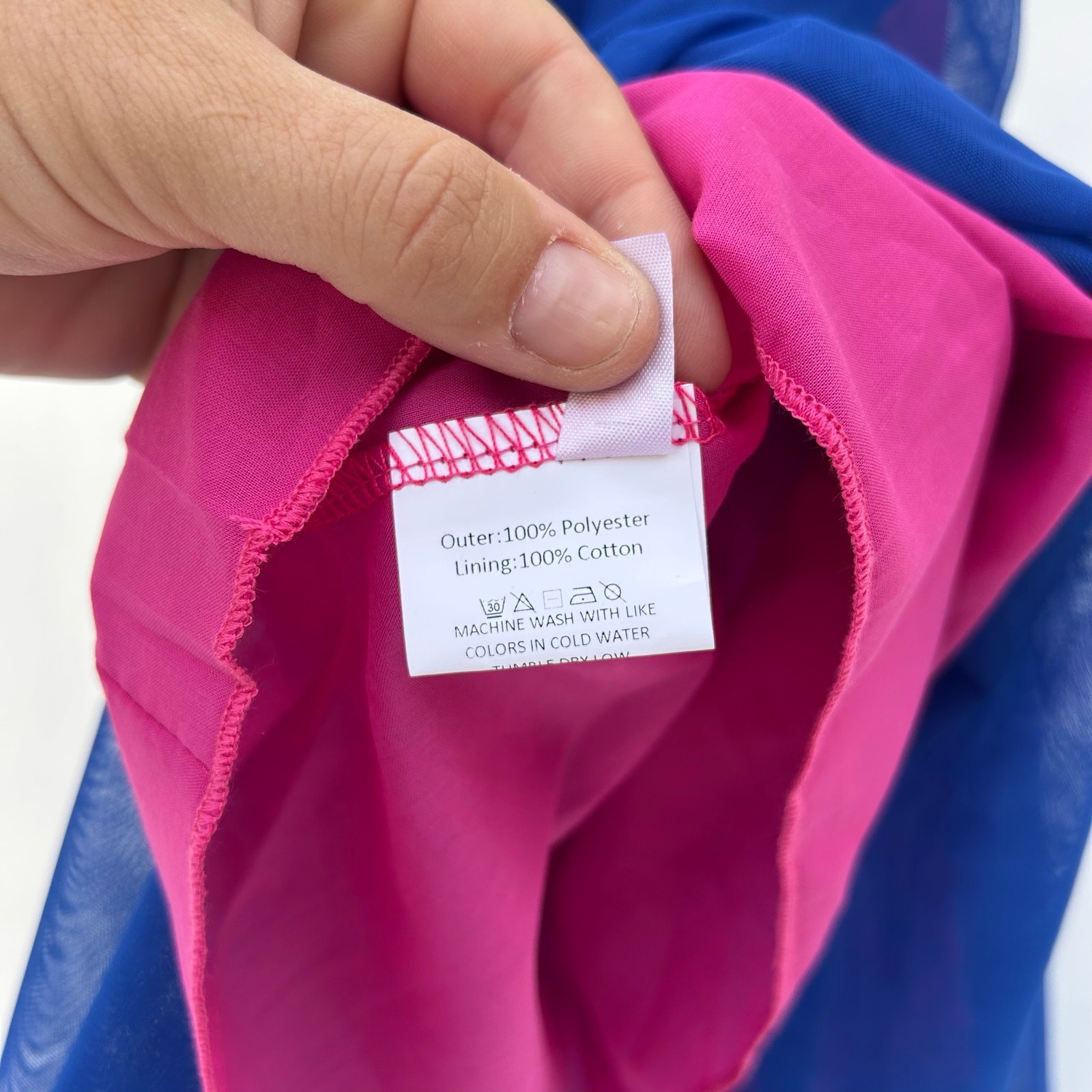 Toddler Girl’s Princess Tulle Dress Up Pink Purple Birthday Party Fancy 5T