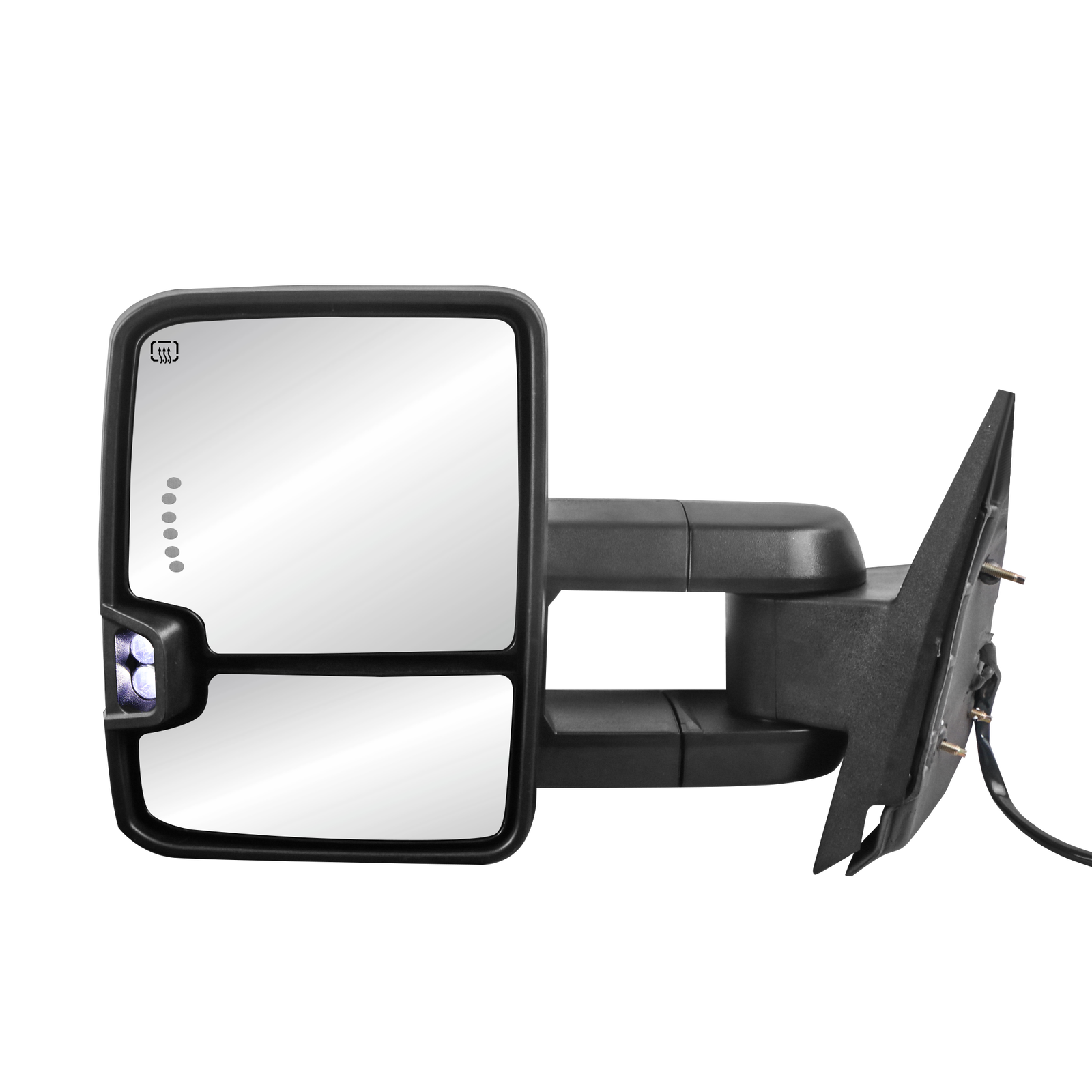 Pair Power Heated Tow Mirrors For 2007-2013 Chevy Silverado GMC Sierra Yukon XL