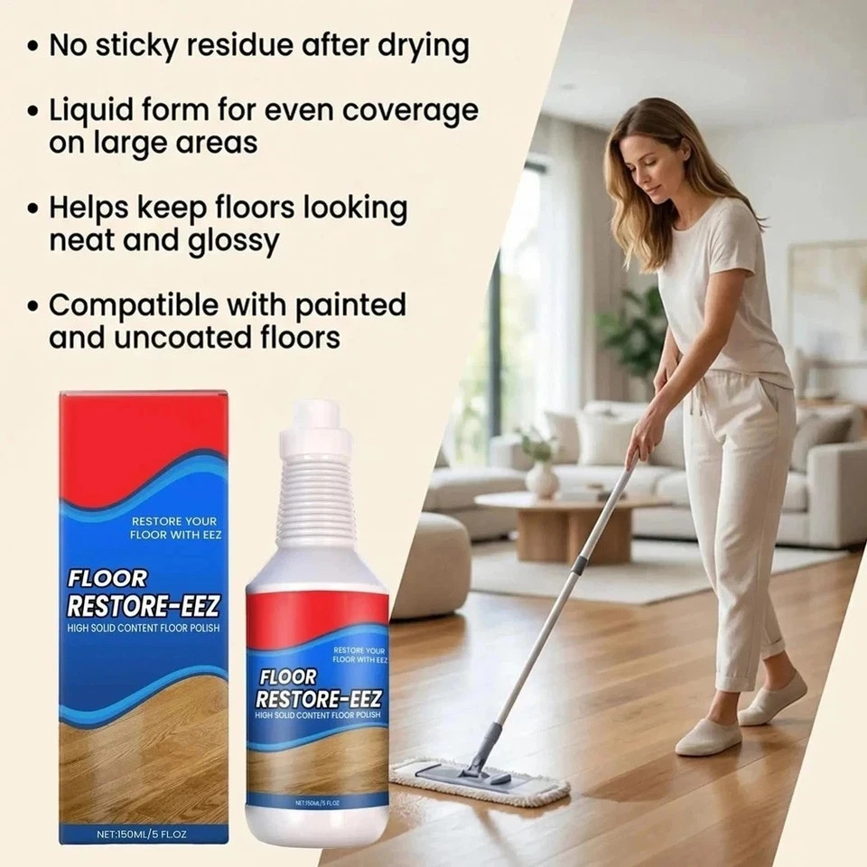 Clean-Eez Ultimate Floor Restorer & Polish - Revitalize,Protect,Shine Wood 150ml