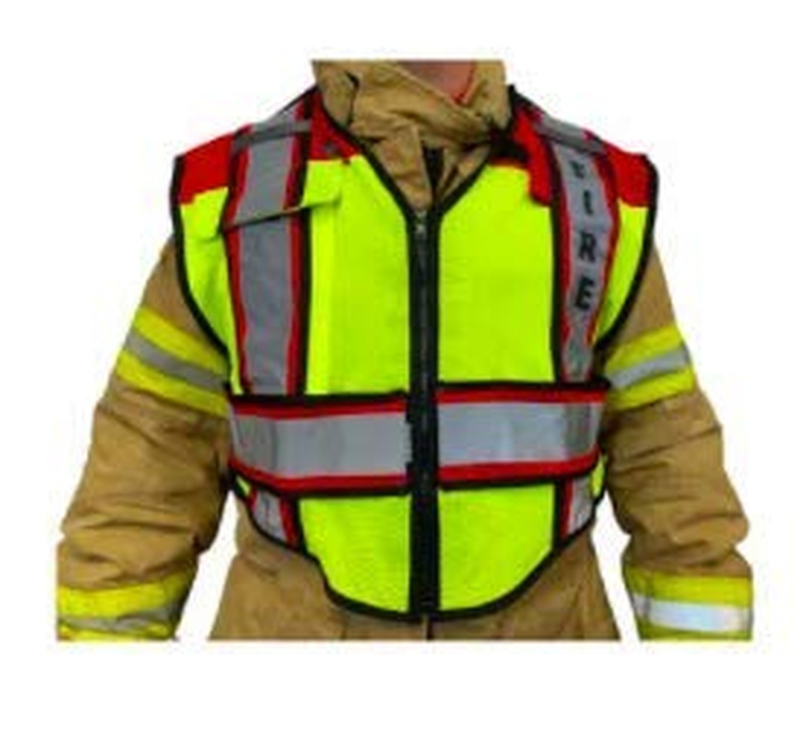 FIRE NINJA - Ultrabright Safety Fire Vest | Class 2 Reflective - High Visibil...