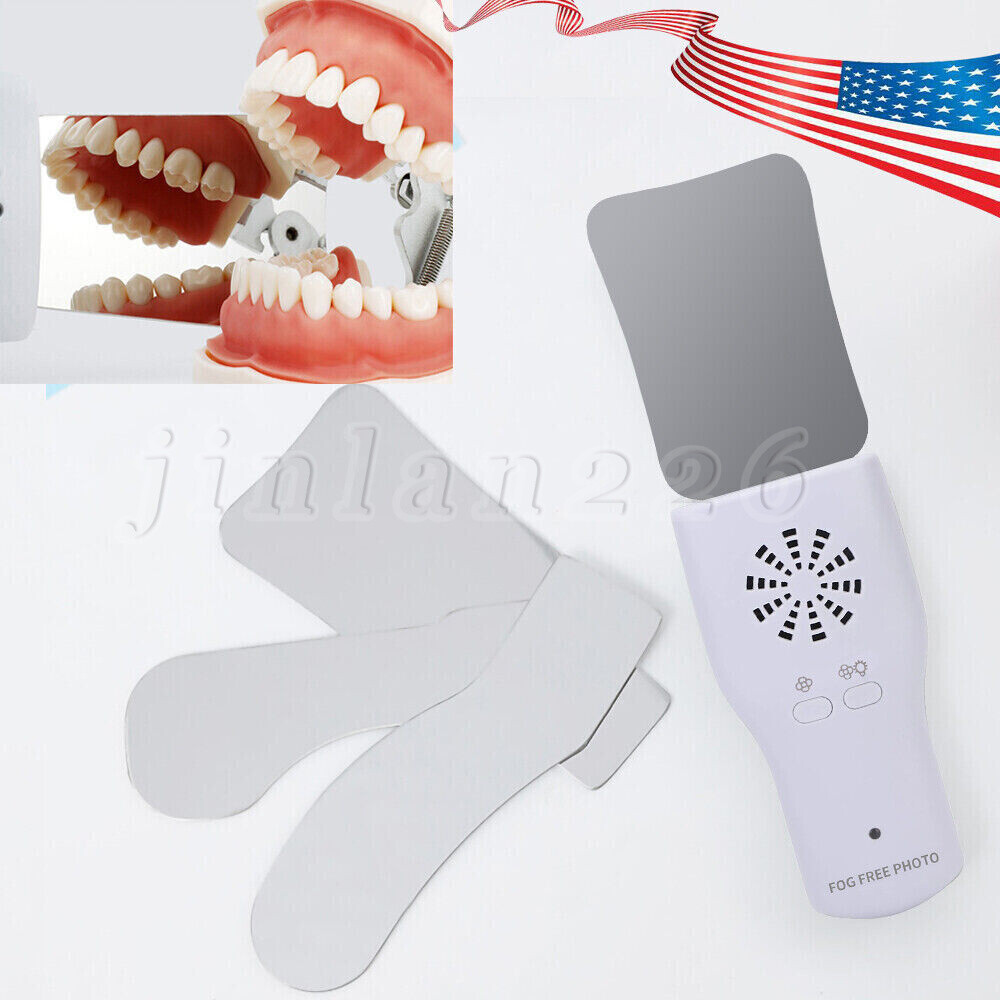 Espejo Oclusal Dental Sin Niebla LED Intra Oral Foto Sistema Espejo Reflector