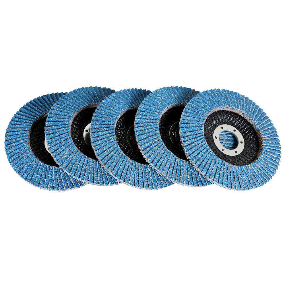 100Pack 4-1/2"×7/8'' 40 Grit T29 Premium Zirconia Flap Disc Sanding Grinding US