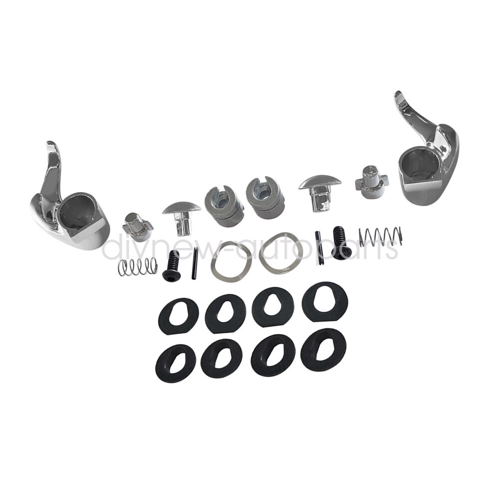 New Chrome Locking Vent Window Handle Set For 1973-1993 Chevrolet GMC C/K