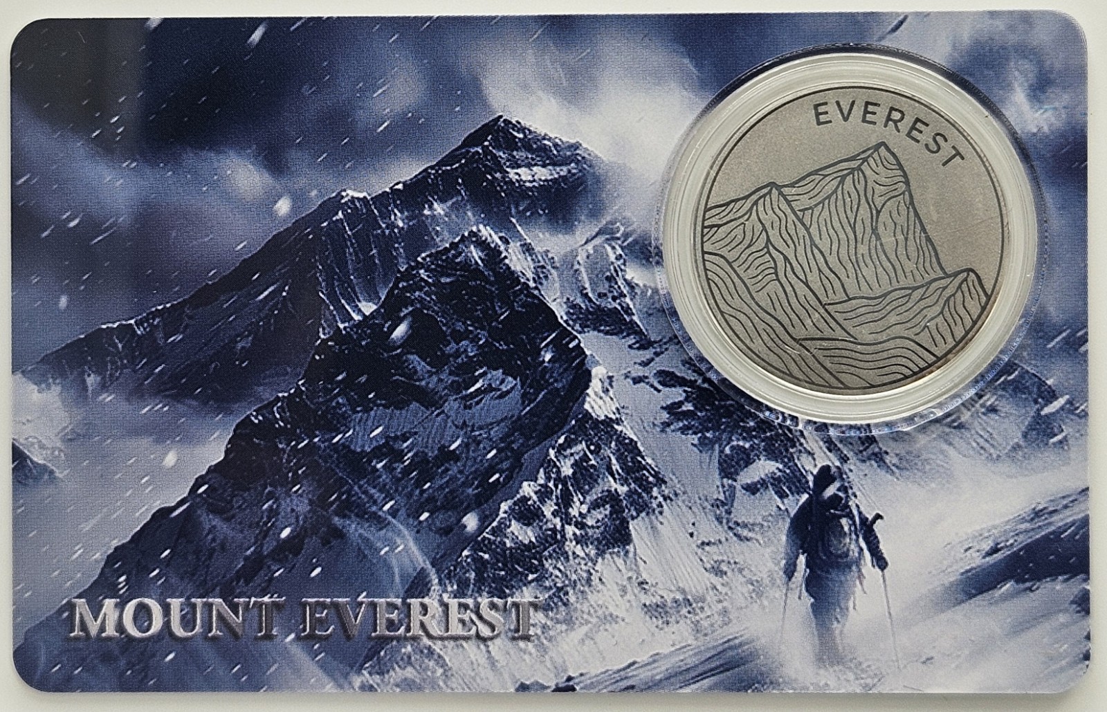 MOUNT EVEREST 1/10 Oz Silver Coin 1$ Liberia 2026