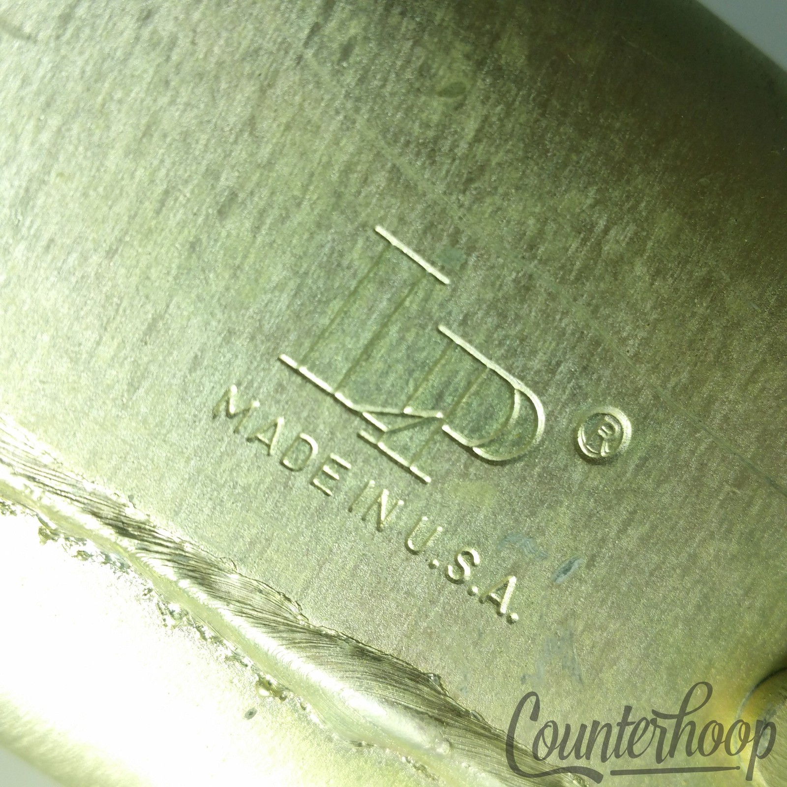 Latin Percussion LP322 Prestige Cowbell Made In USA 7 1/2"x5 3/4"x2 1/2" Vintage