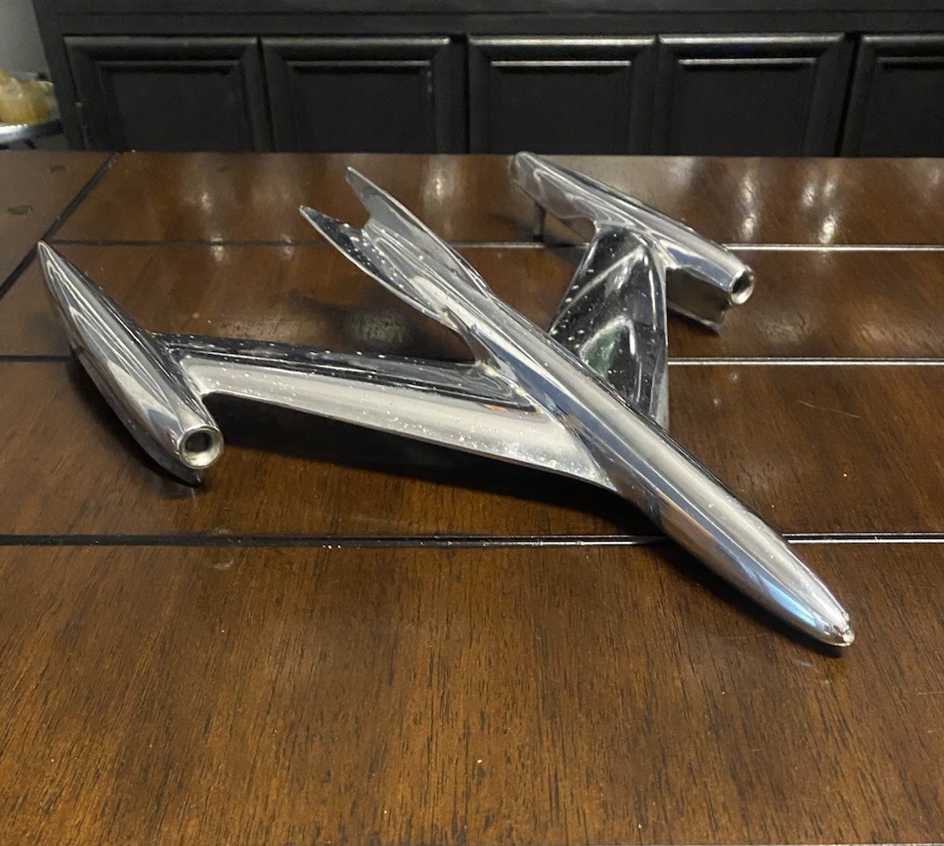 Vintage 1950s OEM Gerity No. 562715 Oldsmobile Jet Rocket 88 Hood Ornament