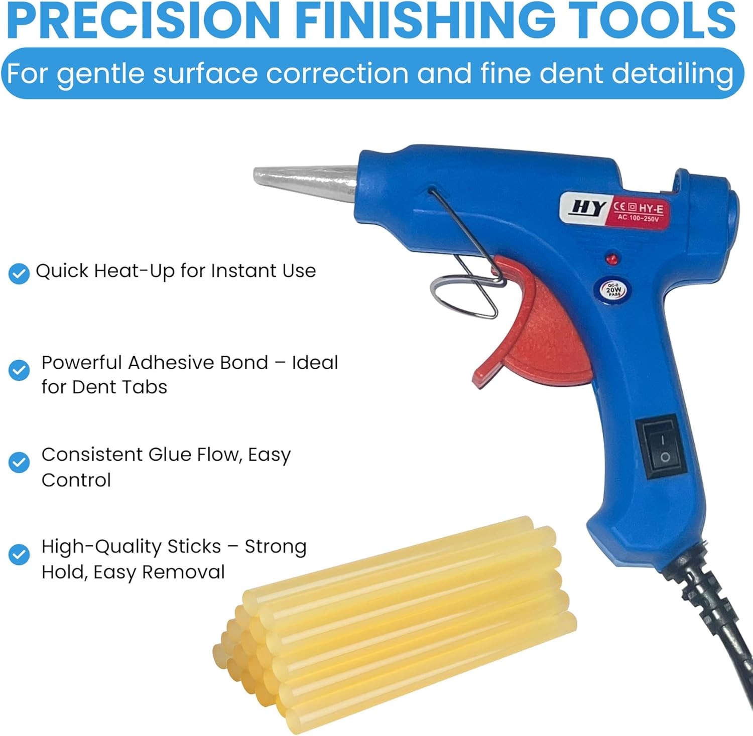 Car Body Dent Puller Hammer Bridge Lifter Tool Paintless Hail Remover Repair Kit