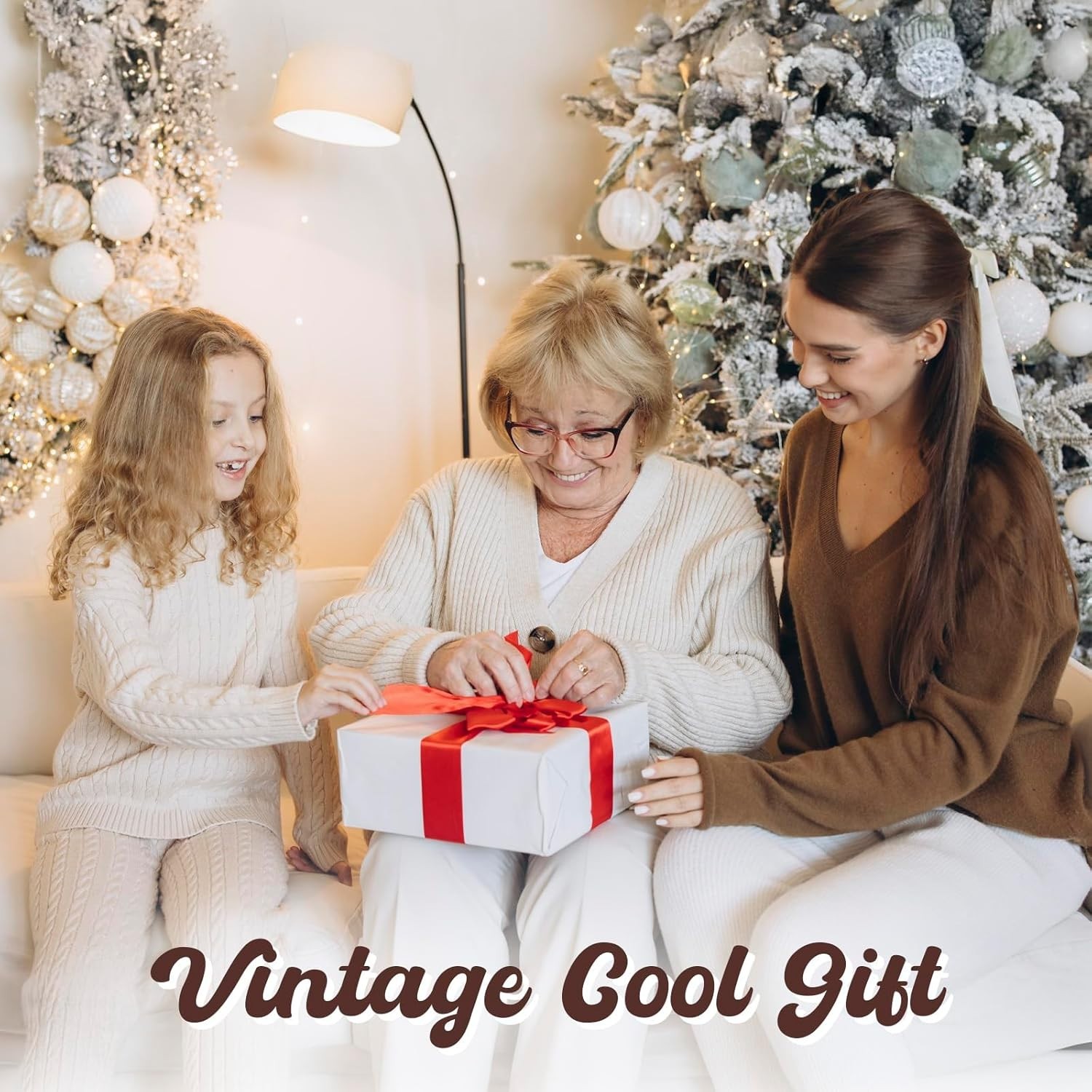 KLIM Retro CD Player – Vintage Style Portable Boombox w/Bluetooth, USB - White