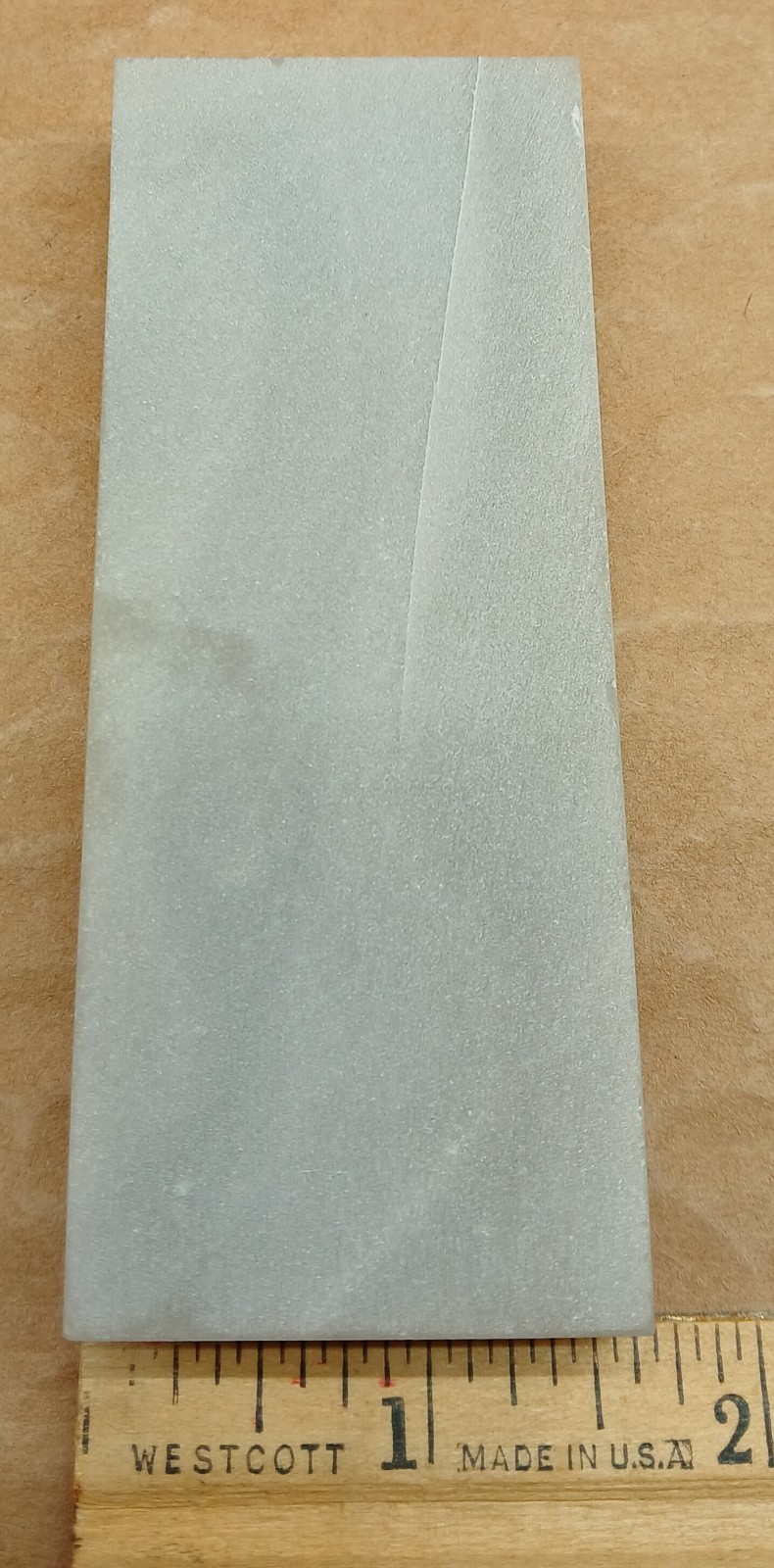 4" x 1 5/8" x 5/8" Translucent Hard Arkansas XX Fine Oilstone, Sharpening Stone