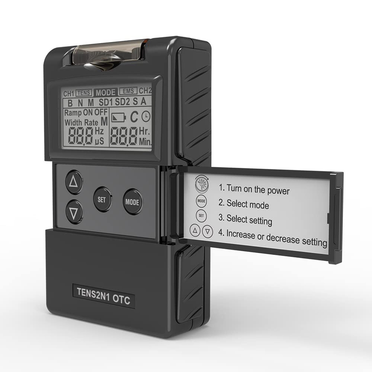 Therapist�s Choice TENS Unit and EMS Muscle Stimulator ComboOTC TENS Device w...