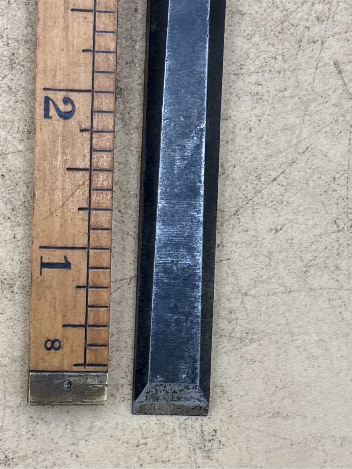 Vintage Stanley No. 750 1/2-Inch Beveled-Edge Socket Chisel