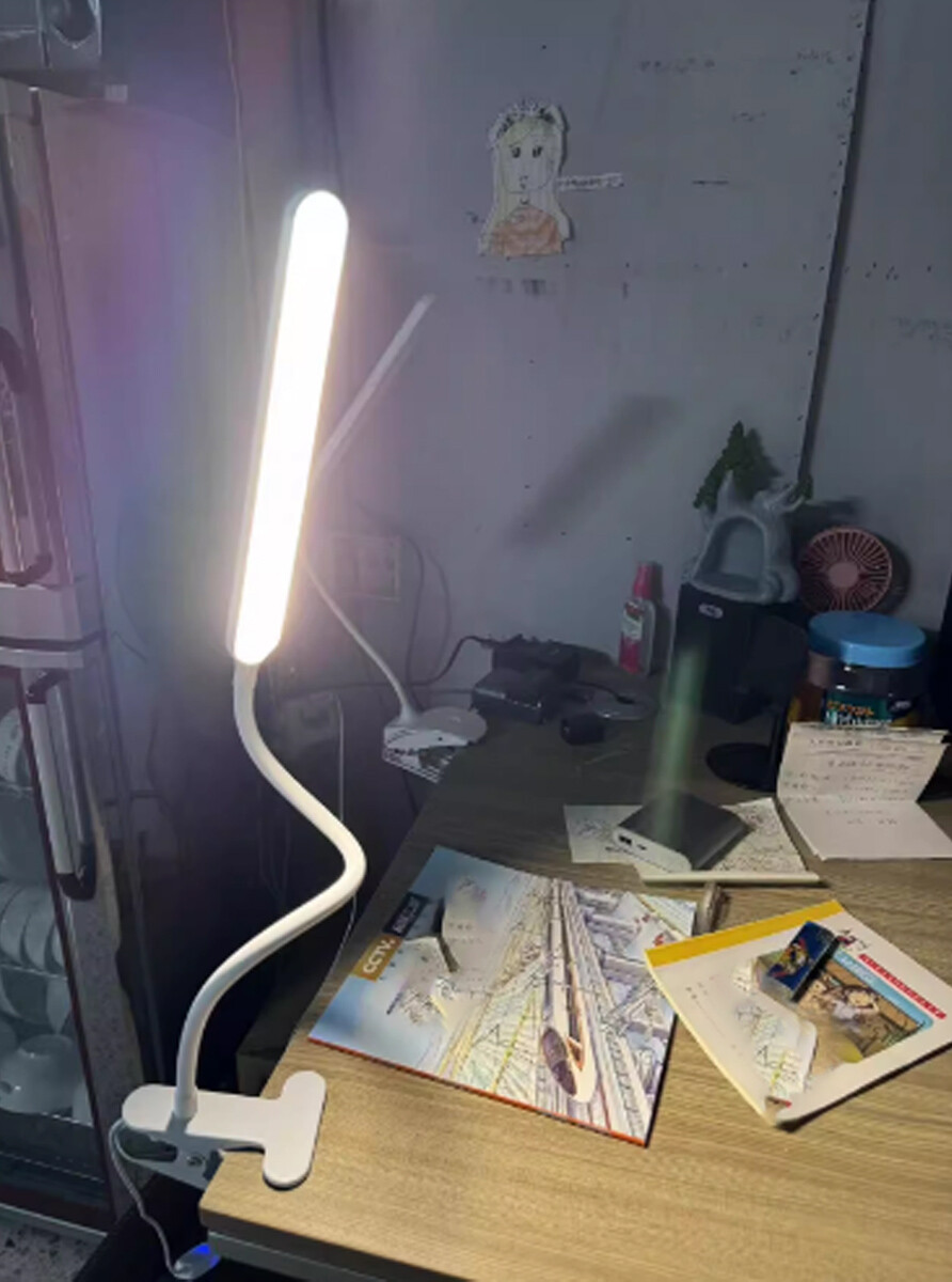 LED Desk Lamp Adjustable Swing Arm Lamp with Clamp Eye-Caring Reading Desk Light