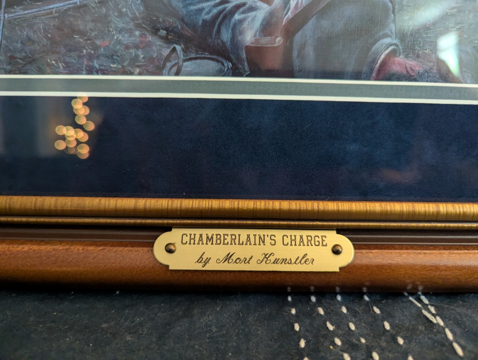 Mort Kunstler - Civil War - Chamberlain’s Charge 1863, Signed Art