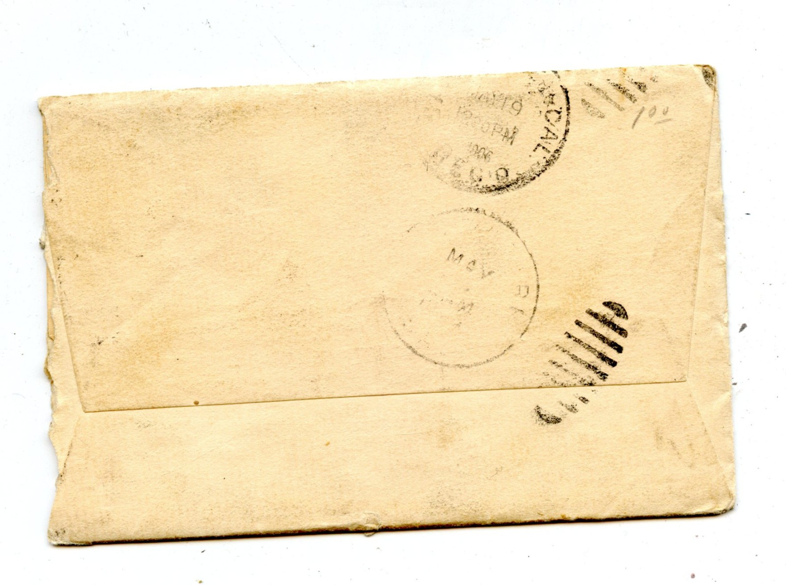 Letter Sent From Elgin Illlinois 1906 Describing Accident Playing With a Gun