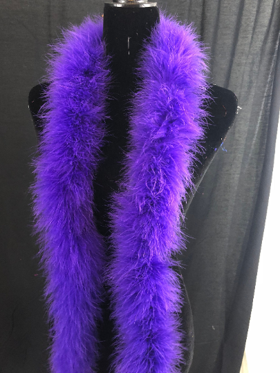 30 Gram Marabou Feather Boa, 2 Yard-Long Dancing Wedding Crafting Party Dress Up