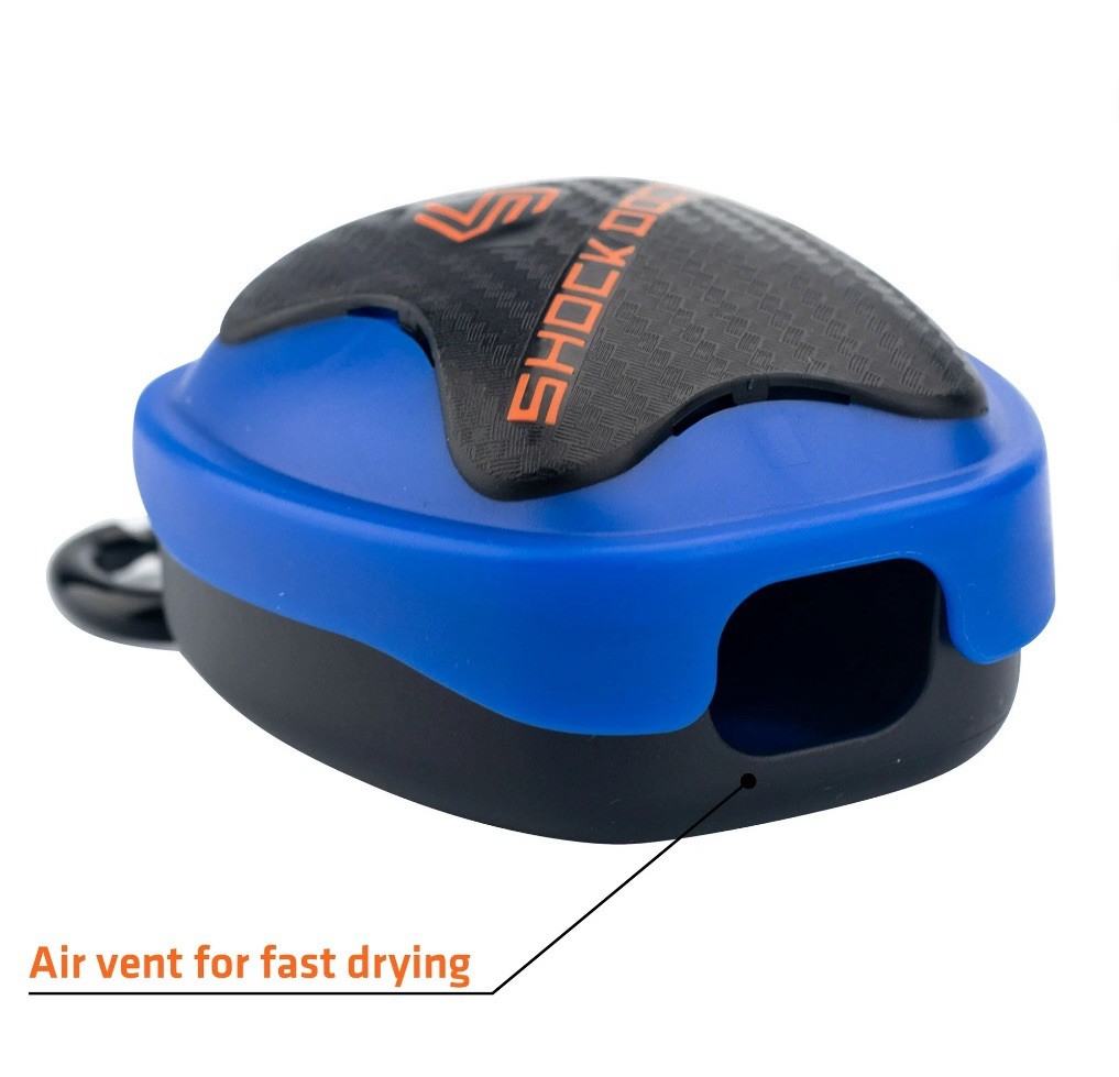 SHOCK DOCTOR SPORT MouthGuard Case Ventilated Universal • Blue