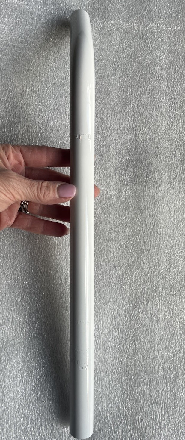 OLD SCHOOL BMX NITTO LAID BACK SEAT POST 4130 22.2mm 7/8" x 18" WHITE GT STYLE