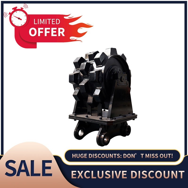 Heavy Duty Roller Wheel for CAT 305 Excavator | Trench Compactor Attachment