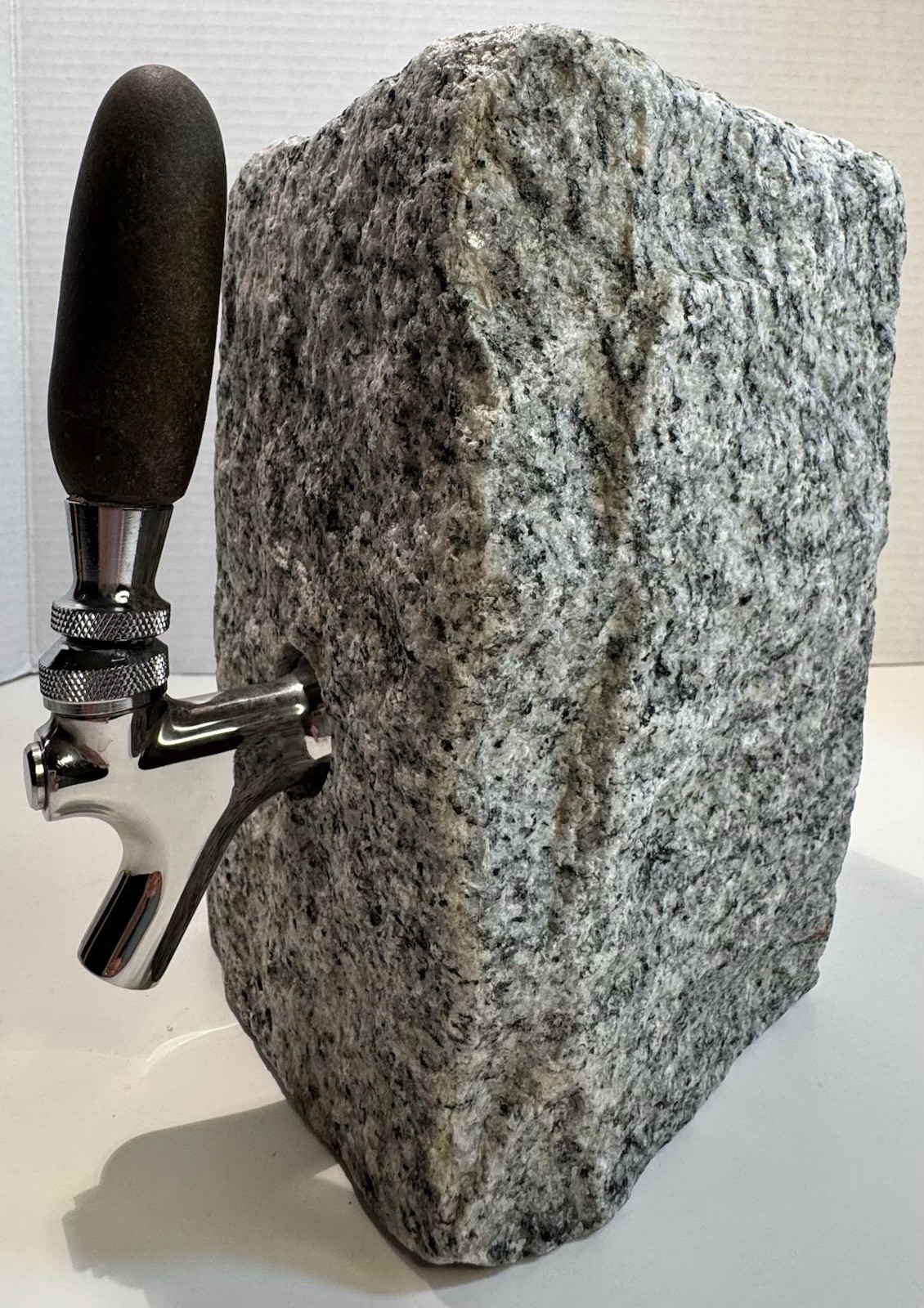 Funky Rock Designs USA Granite Stone Drink Bottle Liquor Wine Booze Dispenser