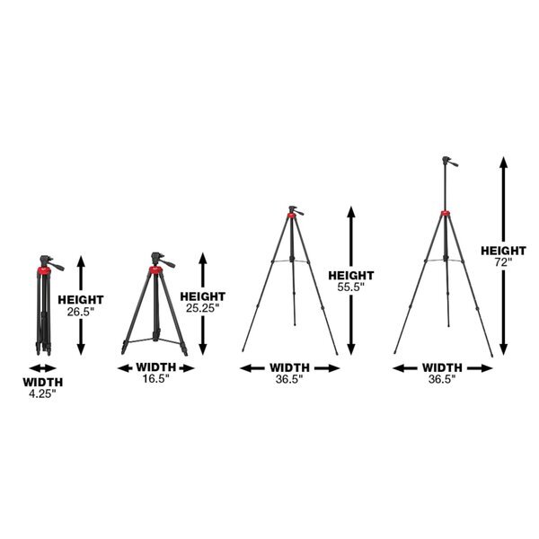 Milwaukee Tool 48-35-1411 72 In. Laser Tripod