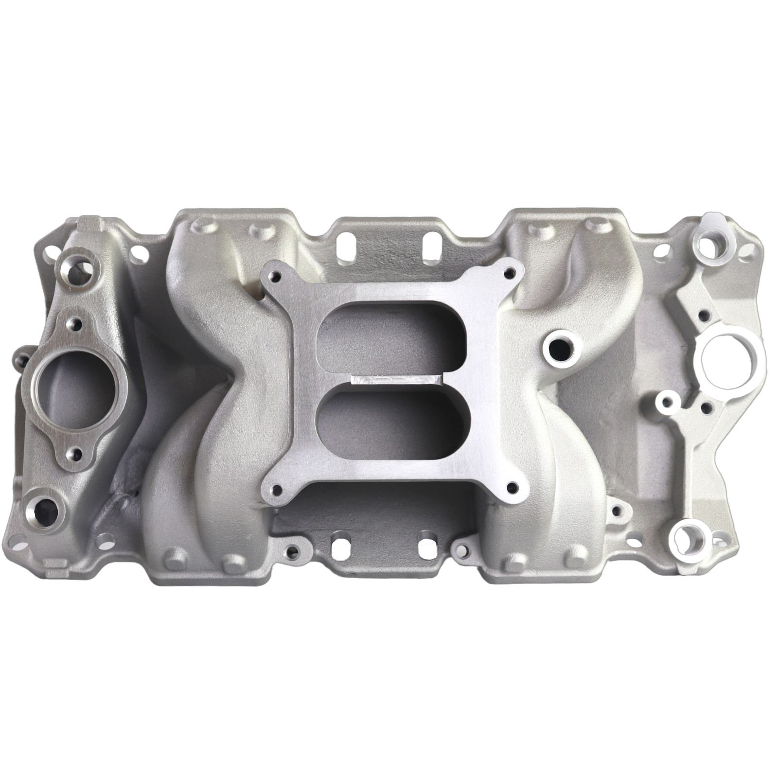 Dual Plane RPM Air-Gap Intake Manifold 7501 For Chevy Small Block 55-86 262-400