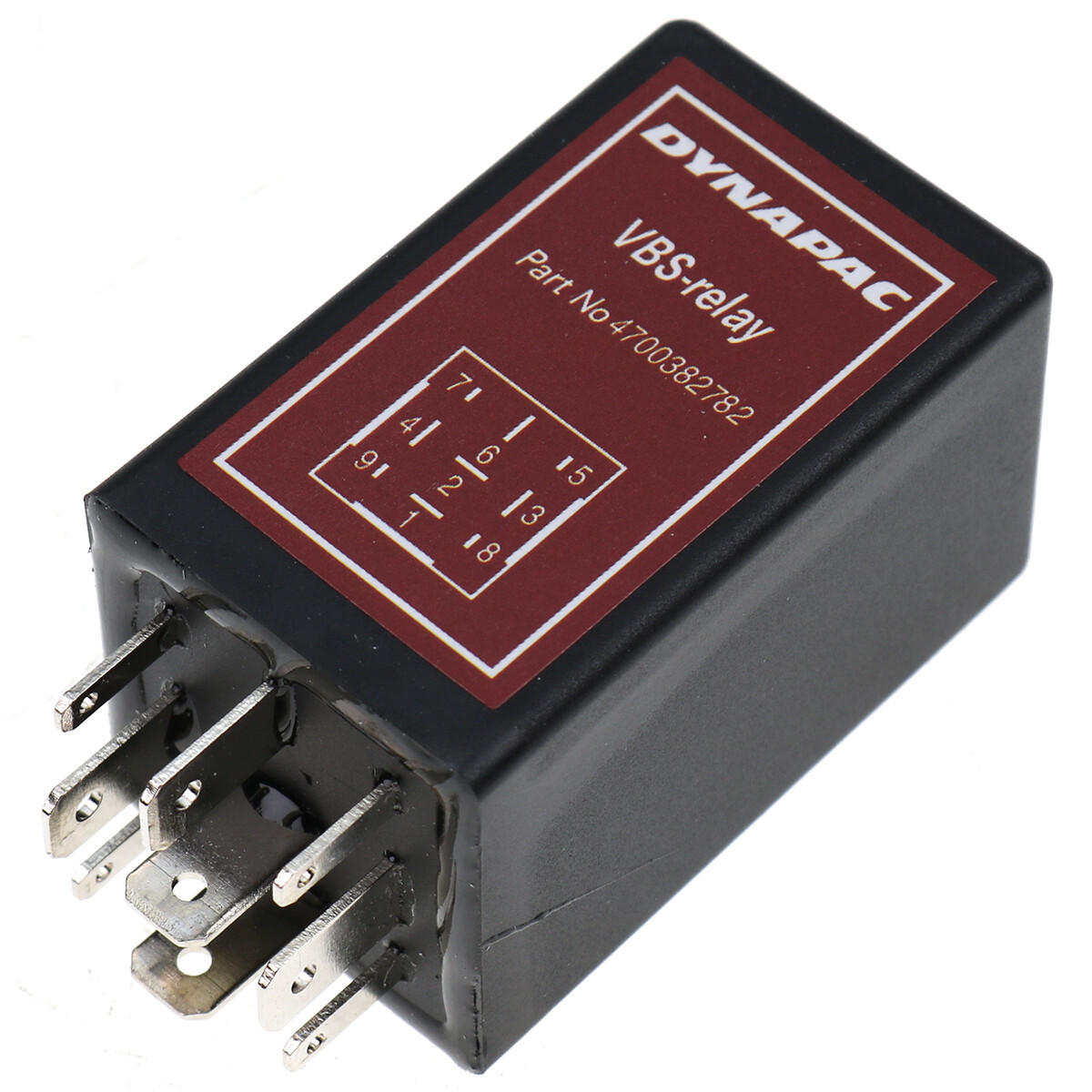 9 Pins Roller Grader VBS Relay 4700382782 for Dynapac 382782 CC422 CC522 CC622
