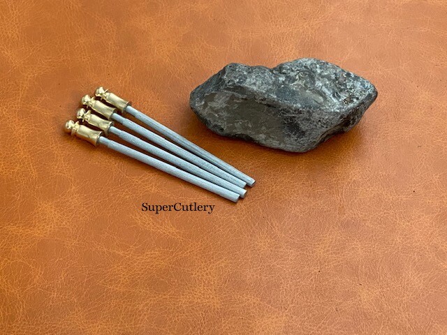 4" Honing Steel Mini Pocket Sharpening Rod Knife Tool Sharpener for knives