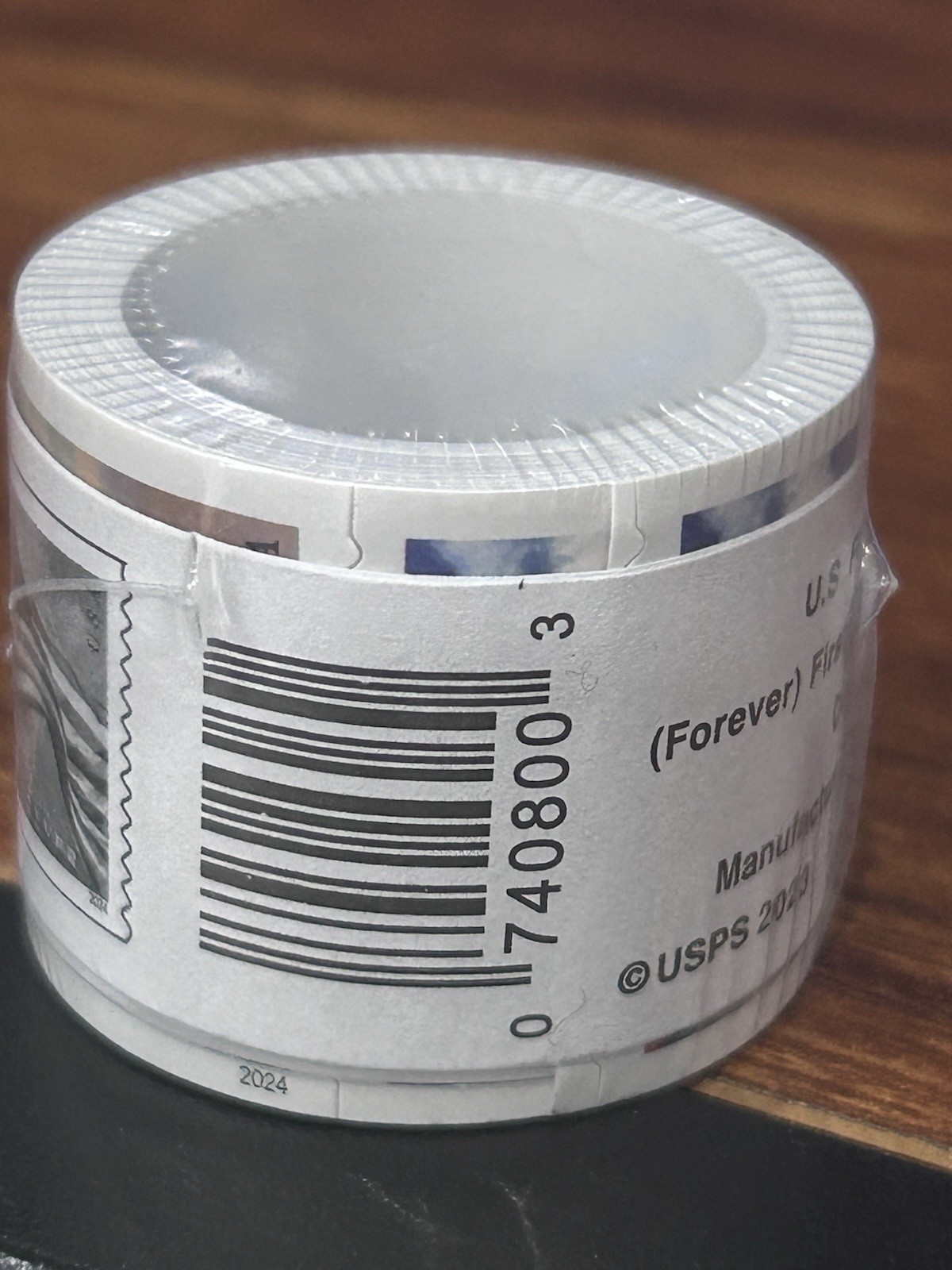 1 Roll of 100 First-Class 2024 Self-Adhesive Stamps – Brand New”