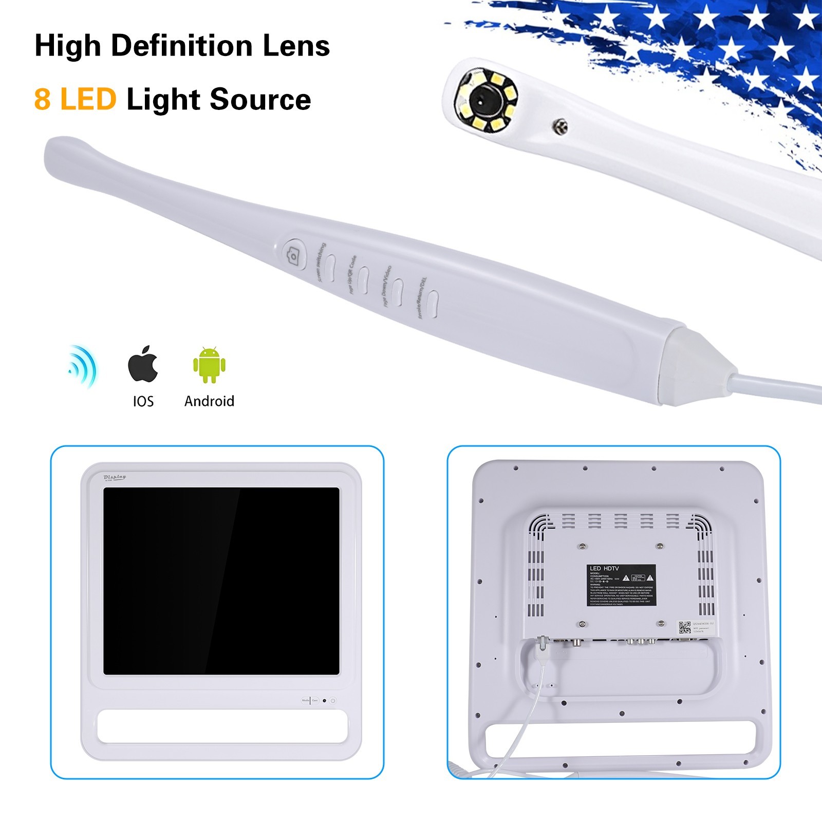 Dental Digital Intraoral Camera with Electric Monitor
