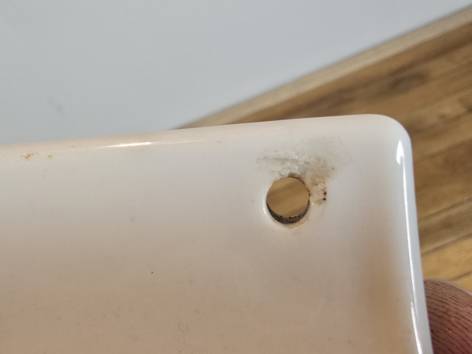 Antique Vintage Porcelain Wall Mount Bathroom Toothbrush/Paste Holder Farmhouse